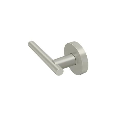 Deltana Mandeville Dummy Door Lever Set with Round Rose Brushed Nickel