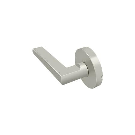 Deltana Portmore Dummy Door Lever Set with Round Rose Brushed Nickel