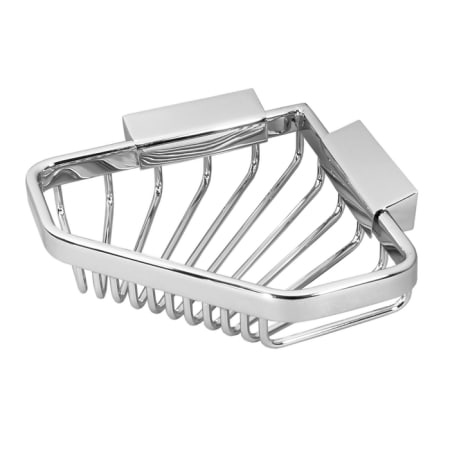 Deltana 5" x 5" Solid Brass Wire Corner Shower Basket Chrome
