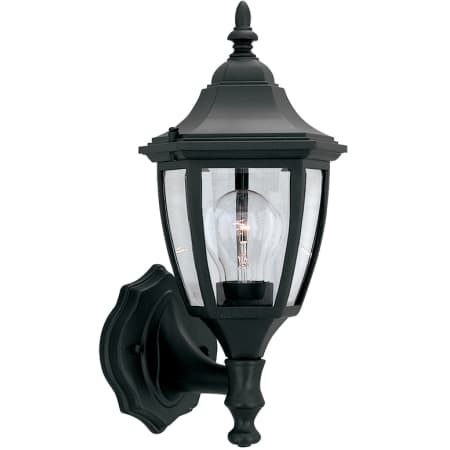 Designers Fountain 1 Light 7" Cast Aluminum Wall Lantern Black