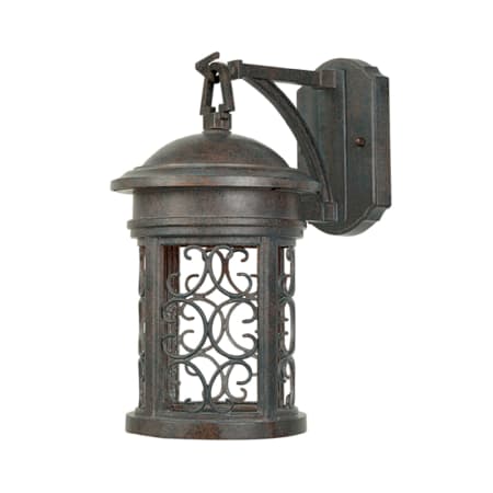 Designers Fountain 1 Light 13" Wall Lantern from the Dark Sky Barrington Collection Mediterranean Patina
