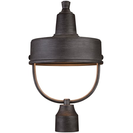 Designers Fountain Portland-DS 1 Light Dark Sky Outdoor Post Light Weathered Pewter
