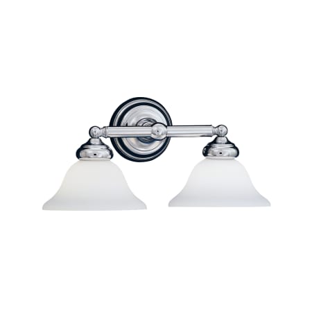 Designers Fountain 2 Light Bath Bar from the Opal Essence Collection Chrome