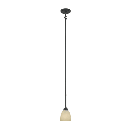 Designers Fountain 1 Light Mini Pendant Fixture from the Tackwood Collection Burnished Bronze