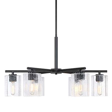 Designers Fountain Haven 6 Light 32" Wide Chandelier Matte Black