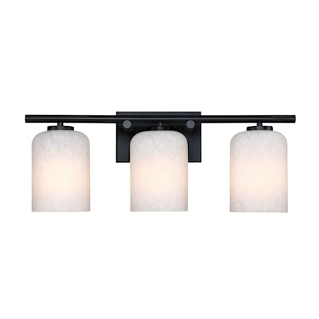 Designers Fountain Bluestone Ridge 3 Light 24" Wide Vanity Light Matte Black