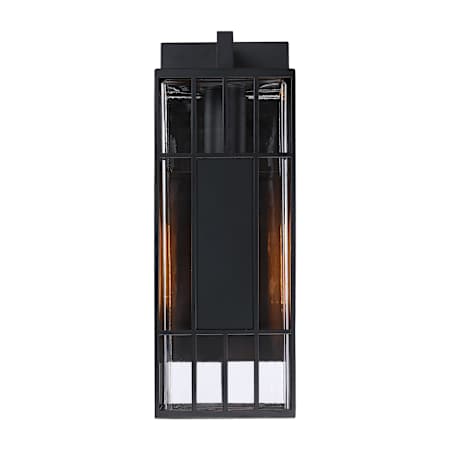 Designers Fountain Edgehill 18" Tall Outdoor Wall Sconce Matte Black