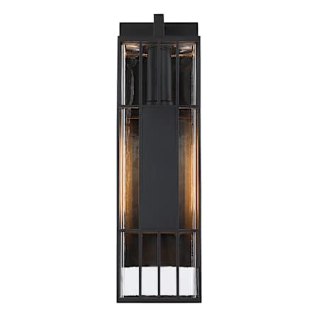 Designers Fountain Edgehill 22" Tall Outdoor Wall Sconce Matte Black