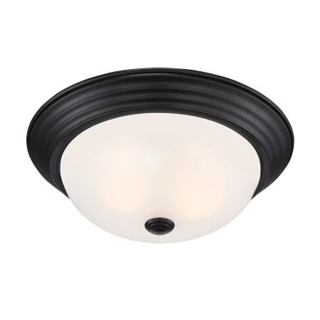Designers Fountain Decorative Flushmount 2 Light 13" Wide Flush Mount Bowl Ceiling Fixture Oil Rubbed Bronze