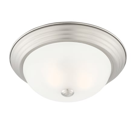 Designers Fountain Decorative Flushmount 2 Light 13" Wide Flush Mount Bowl Ceiling Fixture Pewter