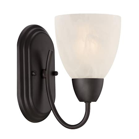 Designers Fountain Torino 1 Light Bathroom Sconce Oil Rubbed Bronze