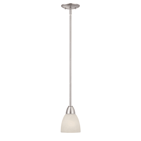 Designers Fountain Torino 1 Light Mini Pendant Brushed Nickel