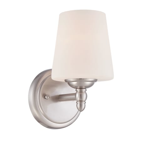 Designers Fountain Darcy 1 Light Bathroom Sconce Brushed Nickel