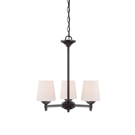 Designers Fountain Darcy 3 Light 1 Tier Mini Chandelier Oil Rubbed Bronze