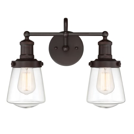 Designers Fountain Taylor 2 Light 15" Wide Bathroom Vanity Light Satin Bronze
