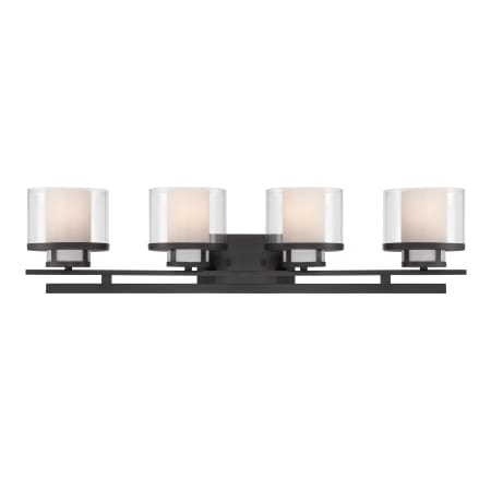 Designers Fountain Fusion 4 Light Bathroom Vanity Light Biscayne Bronze