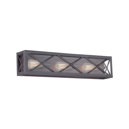 Designers Fountain High Line 3 Light Bath Bar Satin Bronze