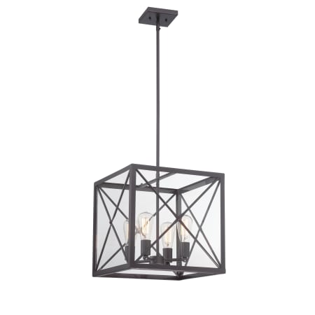 Designers Fountain High Line 4 Light Full Sized Foyer Pendant Satin Bronze