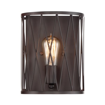 Designers Fountain Arris Single Light 8" Wide Bathroom Sconce Vintage Bronze