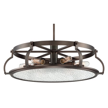 Designers Fountain Eaton 6 Light 26" Wide Chandelier Satin Copper Bronze