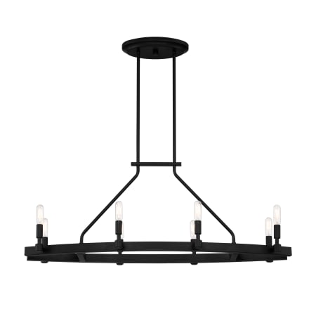 Designers Fountain Fiora 8 Light 36" Wide Chandelier Black