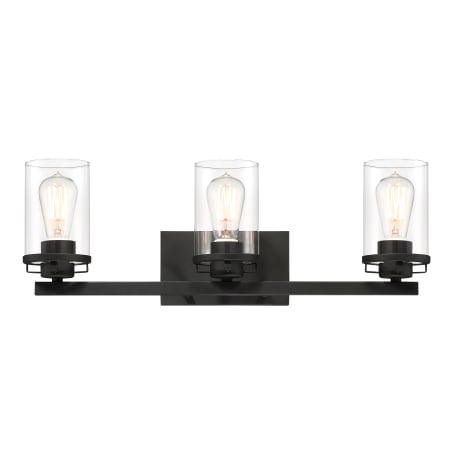 Designers Fountain Jedrek 3 Light 24" Wide Vanity Light Black