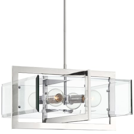 Designers Fountain Ethan 4 Light 21" Wide Pendant Polished Nickel