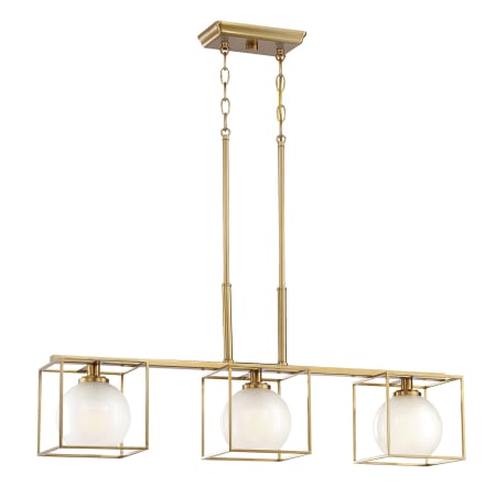 Designers Fountain Cowen 3 Light 34" Wide Chandelier Brushed Gold