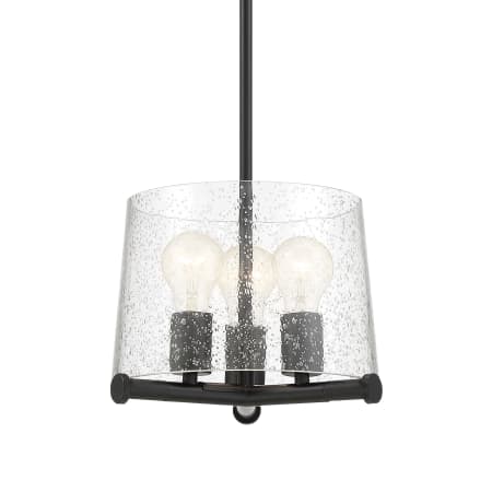 Designers Fountain Matteson 3 Light 6" Wide Mini Pendant Matte Black