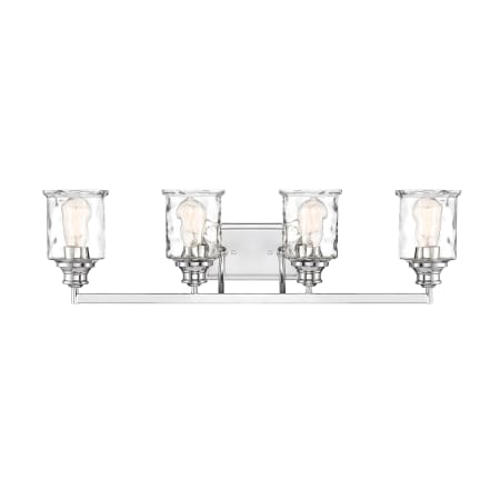 Designers Fountain Drake 4 Light 32" Wide Bathroom Vanity Light Polished Nickel