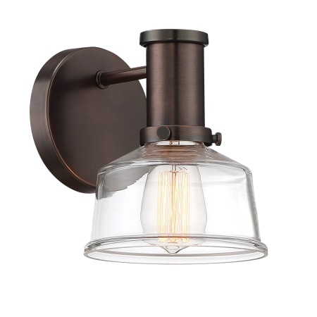 Designers Fountain Carson 8" Tall Bathroom Sconce Satin Copper Bronze