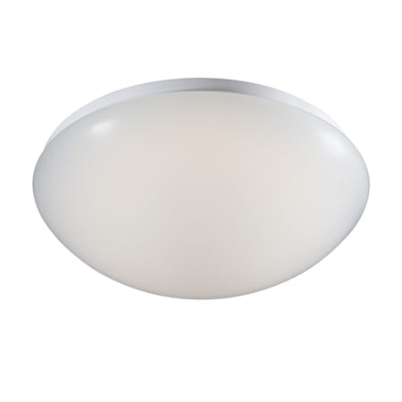 Designers Fountain Puff - CE 11" Wide Integrated LED Flush Mount Bowl Ceiling Fixture White