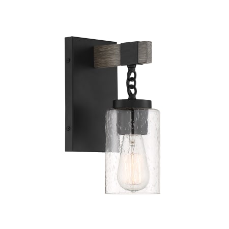 Designers Fountain Fulton 11" Tall Bathroom Sconce Matte Black