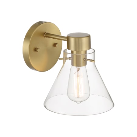 Designers Fountain Willow Creek 8" Tall Wall Sconce Brushed Gold