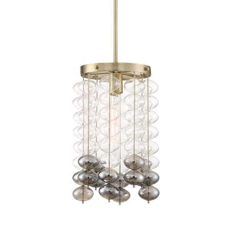 Designers Fountain Villa Rose 7" Wide Mini Pendant Brushed Gold