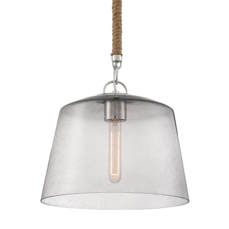 Designers Fountain Windrush 6" Wide Mini Pendant Polished Nickel