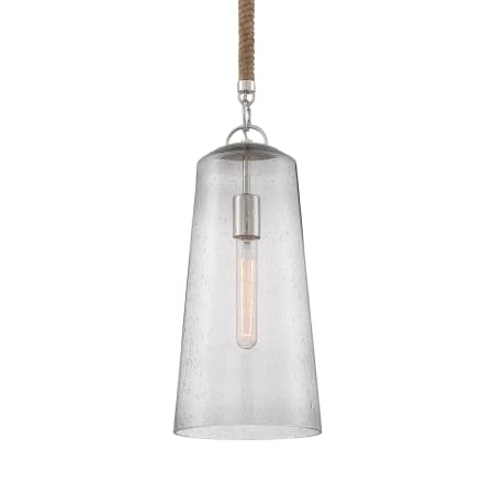 Designers Fountain Windrush 5" Wide Mini Pendant Polished Nickel