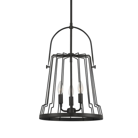 Designers Fountain Alba 3 Light 6" Wide Mini Pendant Matte Black