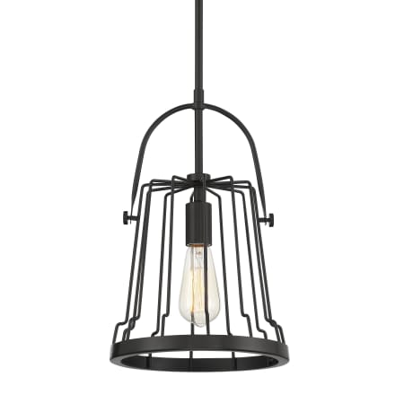 Designers Fountain Alba 4" Wide Mini Pendant Matte Black