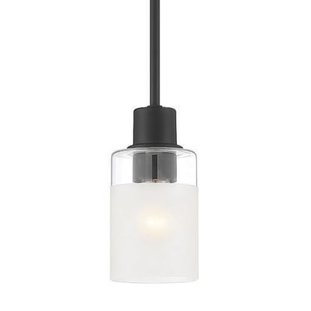 Designers Fountain Cedar Lane 2" Wide Mini Pendant Matte Black