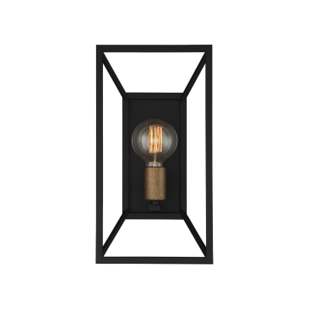 Designers Fountain Within 15" Tall Bathroom Sconce Matte Black