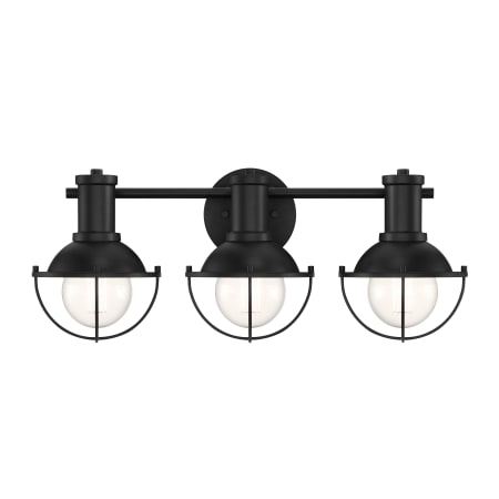 Designers Fountain Dalton 3 Light 23" Wide Bathroom Vanity Light Matte Black