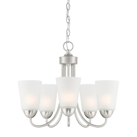 Designers Fountain Malone 5 Light 20" Wide Chandelier Brushed Nickel