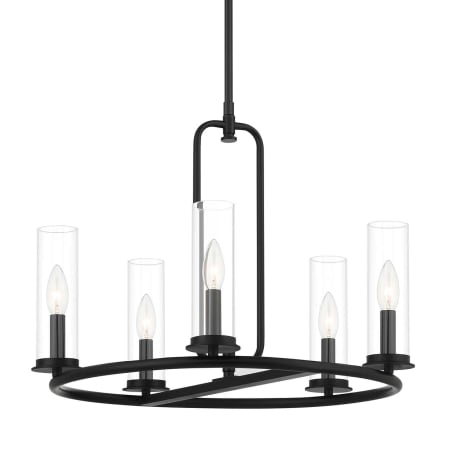Designers Fountain Hudson Heights 5 Light 23" Wide Chandelier Matte Black