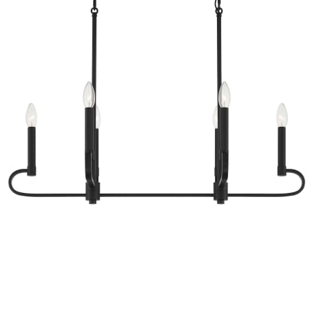 Designers Fountain Summit 6 Light 32" Wide Linear Pendant Matte Black