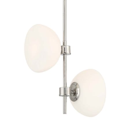 Designers Fountain Zio 2 Light 11" Wide Multi Light Pendant Polished Nickel
