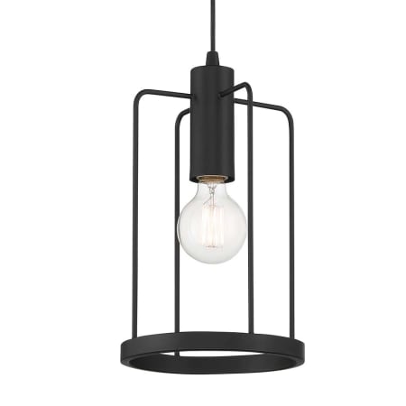Designers Fountain Tafo 8" Wide Mini Pendant Matte Black