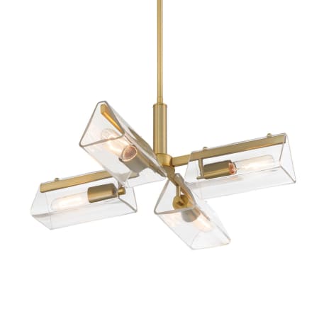 Designers Fountain Latitude 4 Light 24" Wide Chandelier Brushed Gold