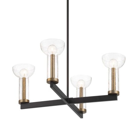 Designers Fountain Nova 4 Light 25" Wide Chandelier Matte Black