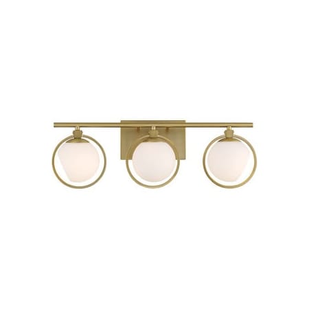 Designers Fountain Teatro 3 Light 24" Wide Vanity light Brushed Gold